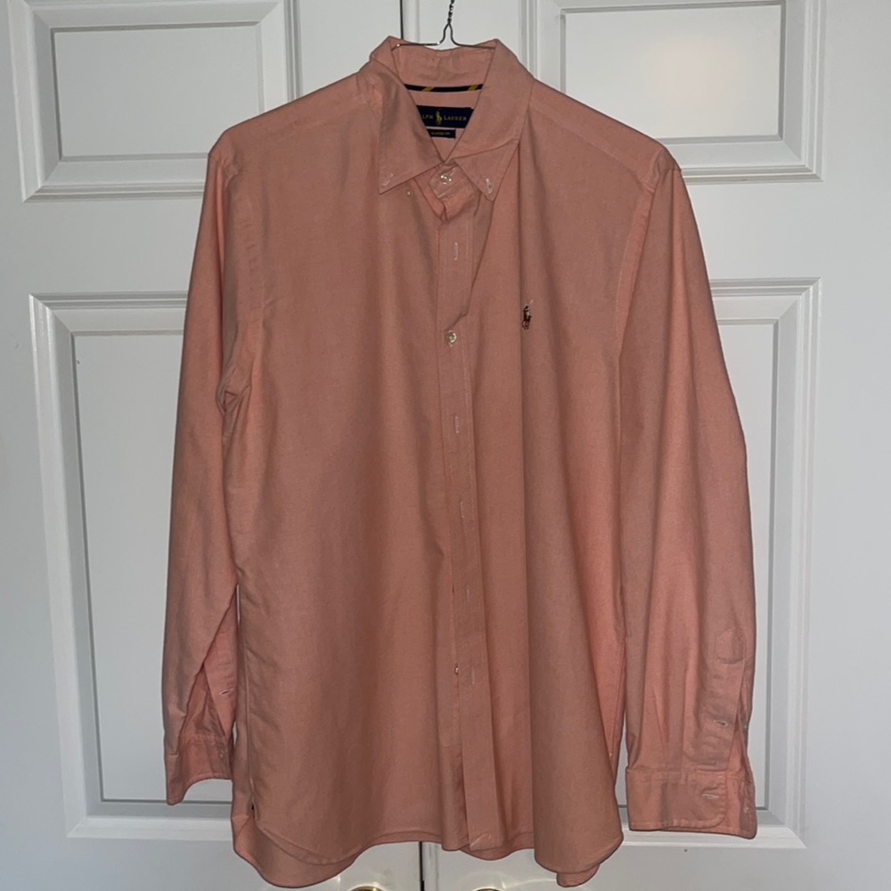 Polo Ralph Lauren Classic Fit Dress Shirt Mens Large